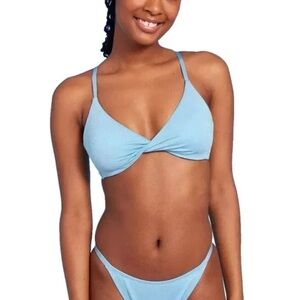 Wild Fable NWT target light Blue Bikini swimsuit Set XS